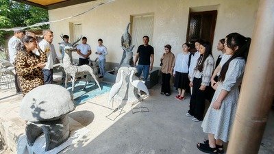Samarqand tuman politexnikumida "Ijod zavqi" loyixasida rassom va xaykaltaroshlar ijodida ishtirok etishdi