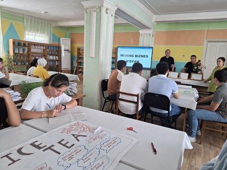 “Mening biznes gʻoyam” tanlovini tashkil etildi.