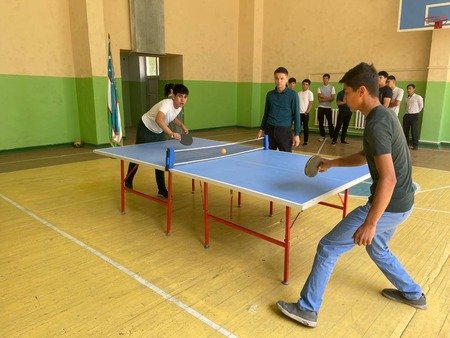 Stol tennisi sport turi boʻyicha “Oʻquvchilar ligasi” sport musobaqasi oʻtkazildi.
