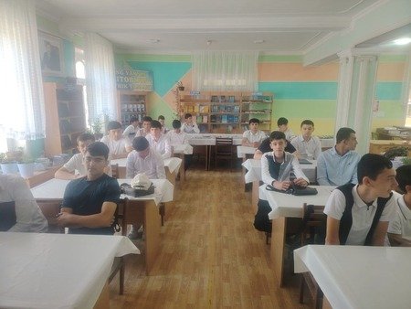 Ekologiya va atrof-muhit mavzusida Maʼnaviyat soatlari tashkil etildi .