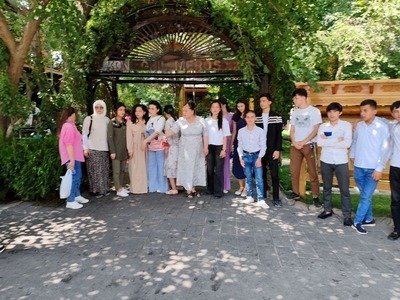 Oʻquvchilardagi vatanparvarlikni oshirish maqsadida ichki turizmni rivojlantirish loyihasi doirasida sayohat manzillariga oʻquvchilar yuborildi