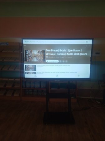 “Kitobxon oʻquvchi” loyihasi doirasida Den Braunning “Ibtido” romani muhokama qilindi