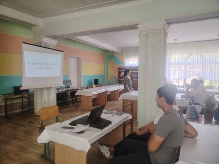 “Giyohvandlik va OITS – asr vabosi” mavzusida davra suhbati tashkil etildi. 