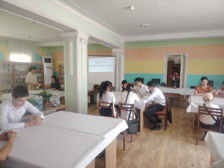 “Zakovat” intellyektual oʻyini tashkil etildi.